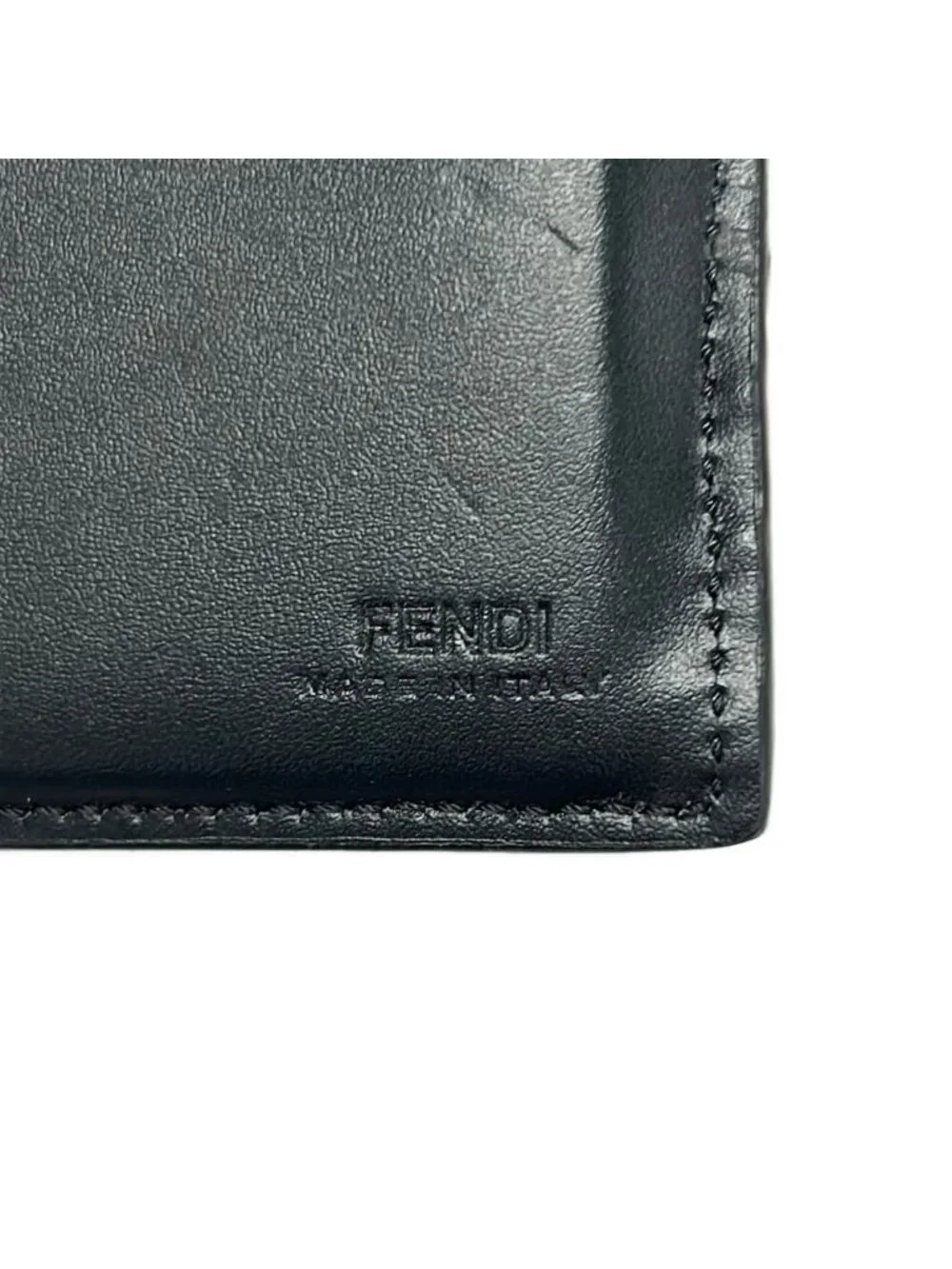 Fendi Bill Purse Black Leather